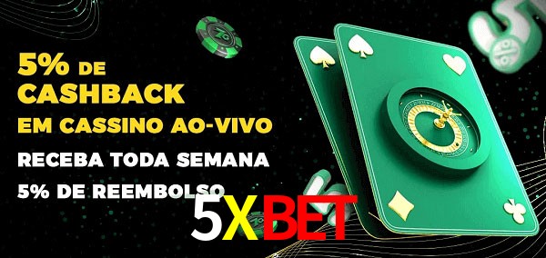Promoções do cassino ao Vivo 5Xbet